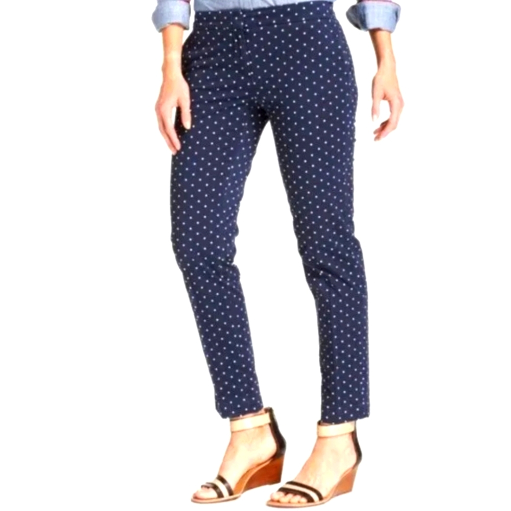 Tommy Hilfiger Graphic dots Straight Leg Ankle Polka Dot Pants